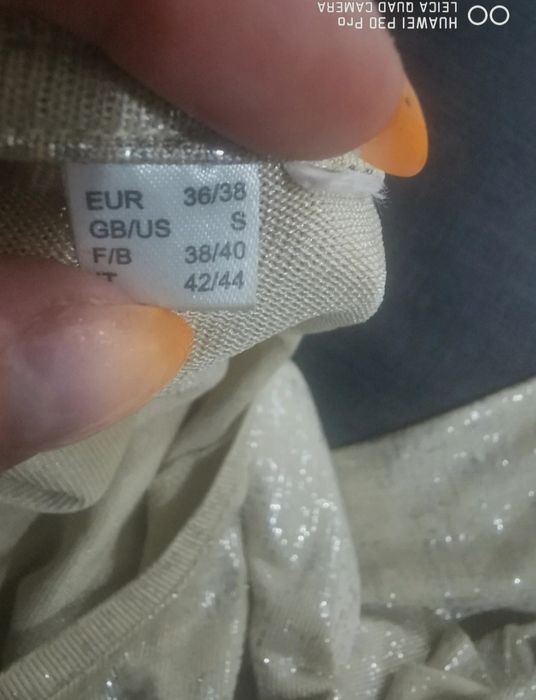 Bluzka damska mieniącą się z pagonami rozmiar M bonprix