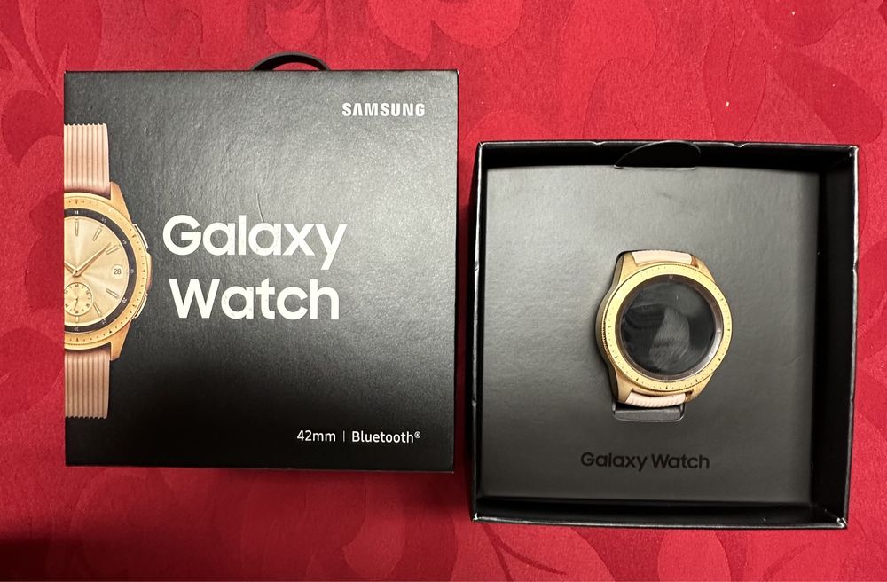Samsung Galaxy Watch 42mm ROSE GOLD + 2 braceletes