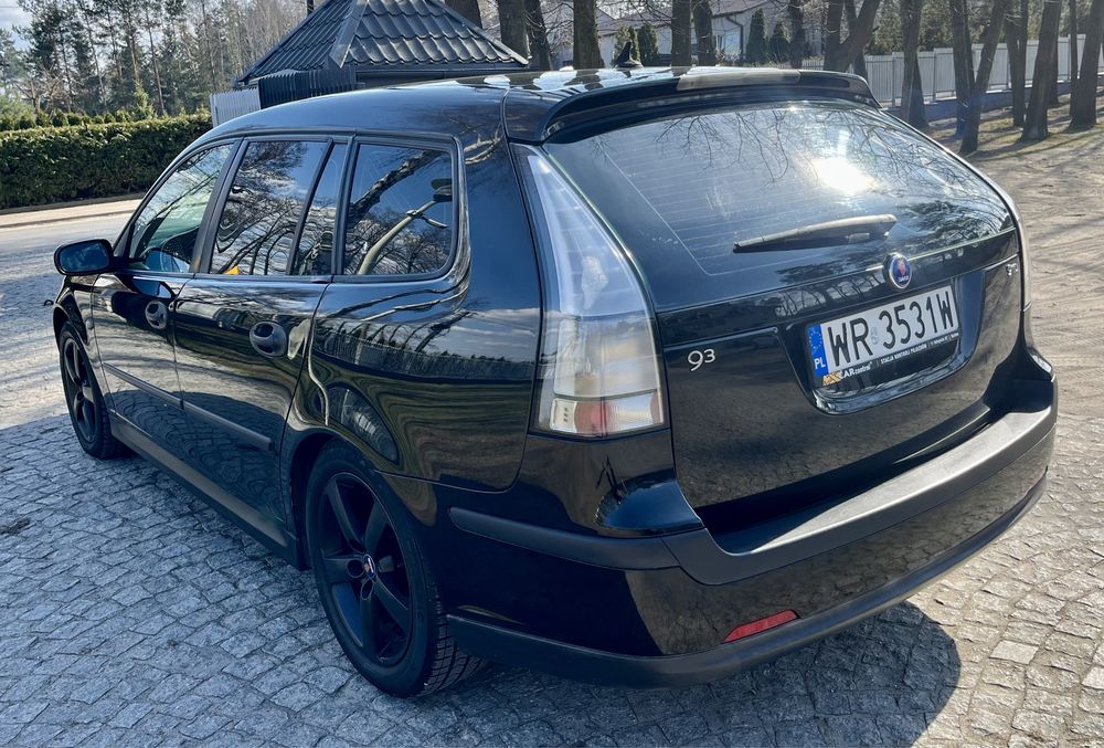 Saab 9-3 1.9 TiDS 120 KM 2008 rok Klima Navi TV