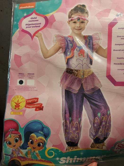 NOWY strój Shimmer kostium przebranie alladynka alladyn shine Rubie's