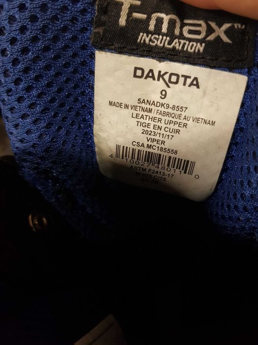 Buty robocze DAKOTA rozm 42 wkł 27,5 cm