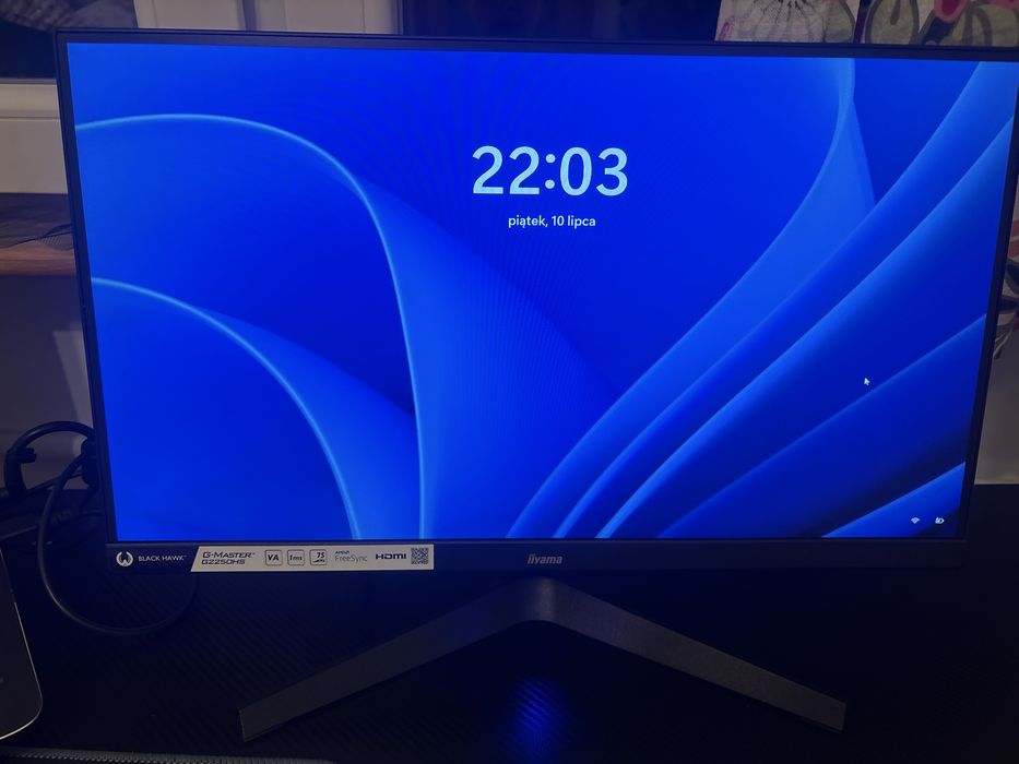 Monitor gamingowy Black Hawk G-MASTER G2250HS – 1ms / 75Hz / FreeSync / HDMI