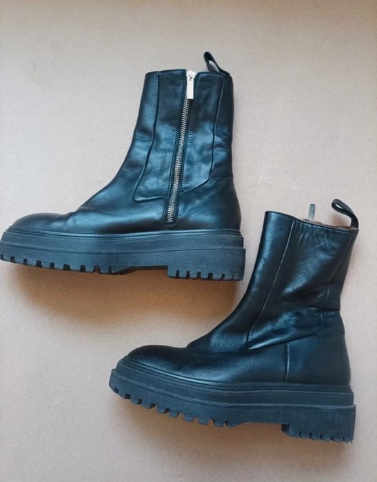 25,5cm 39 sztyblety skórzane skóra naturalna
