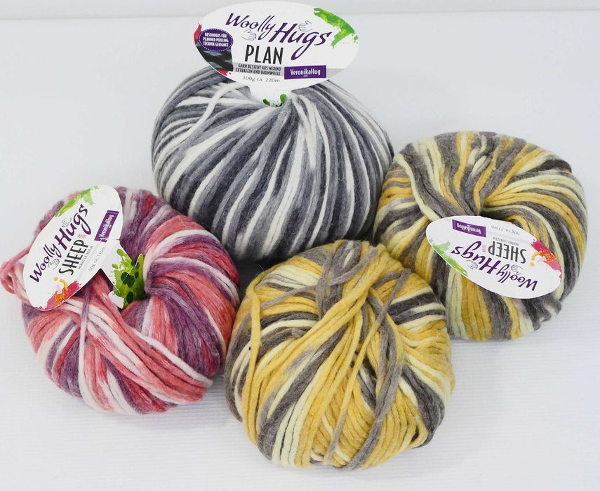 34.Włóczka Pro Lana 50%Wełna 28%Bawełna 22%Polyamid zestaw 250g