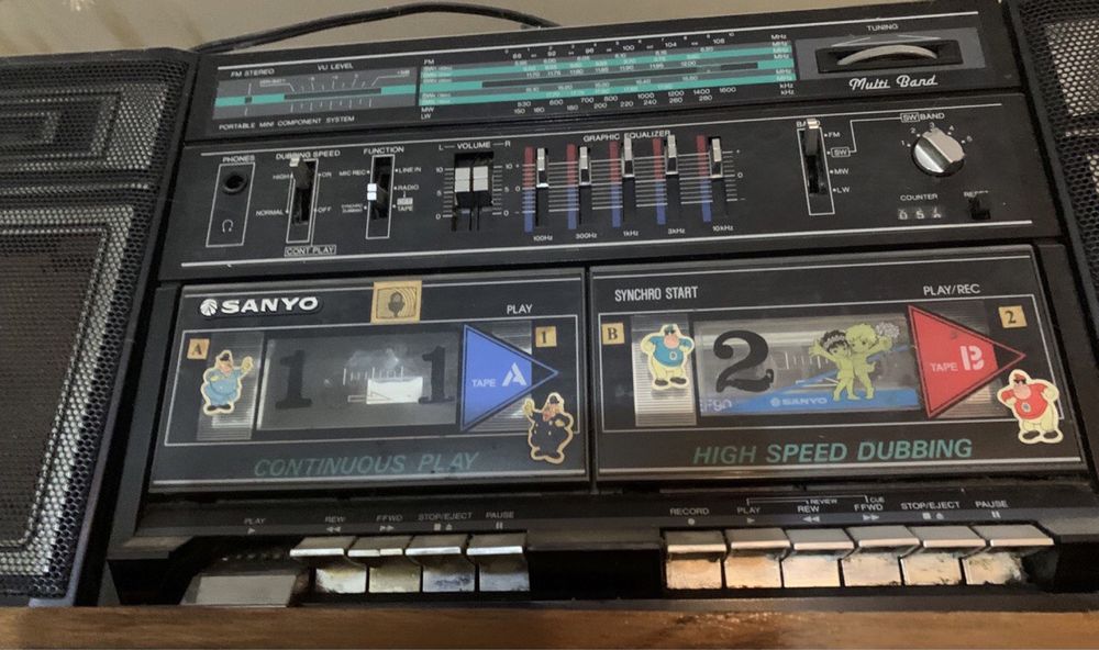 Винтажный музыкальный центр Sanyo MTW-5