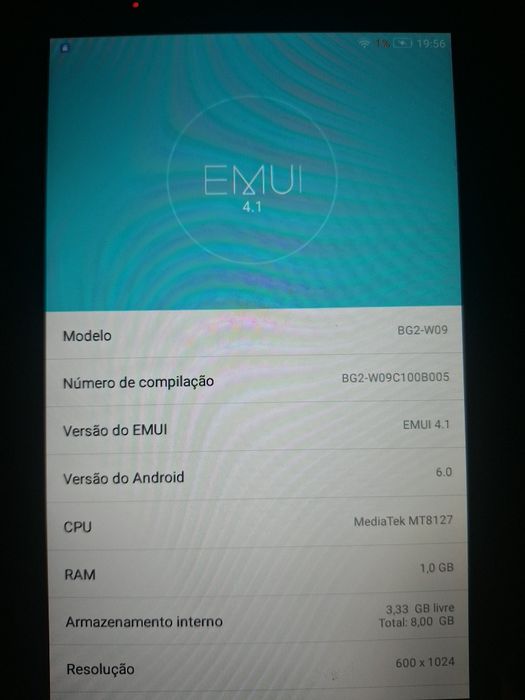 Tablet Huawei em bom estado