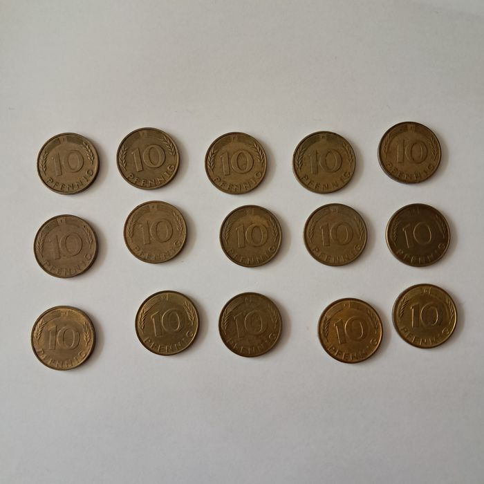 Coleção 10 pfennig