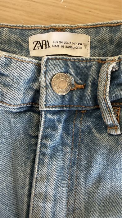 Spodenki szorty jeansowe zara xs 34