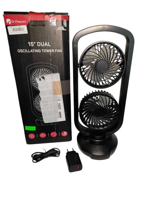 Wentylator Dr. Prepare DDF-0BKDF7 z funkcją oscylacji, pochyleniem 105