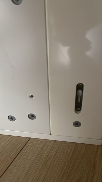 Estante lacado branco Trama