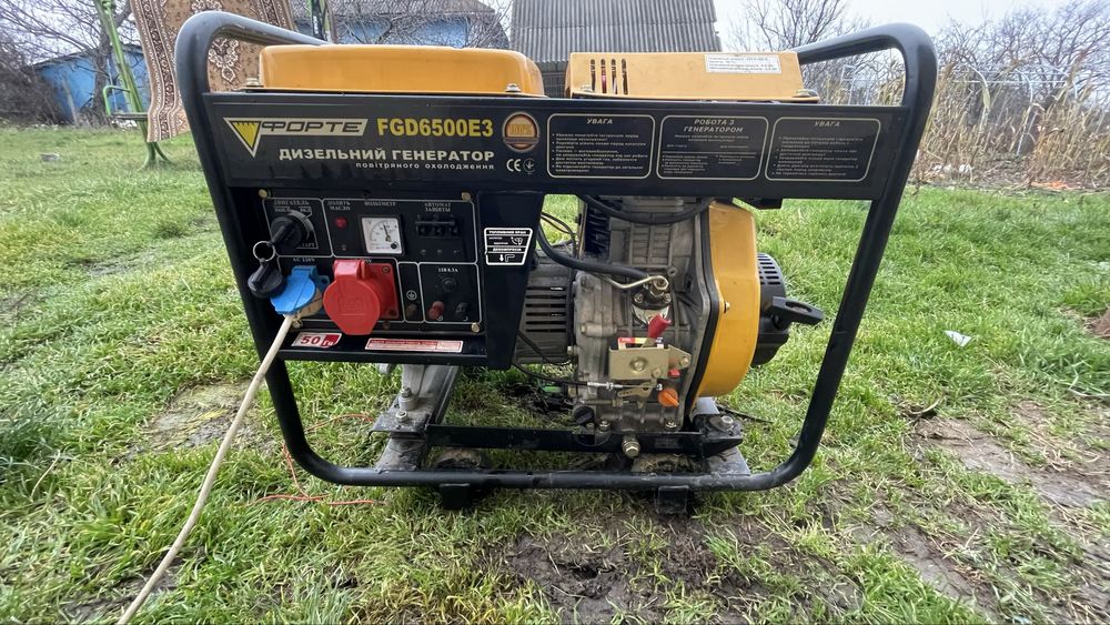 Генератор 3 фазний 5 кв ДИЗЕЛЬНИЙ