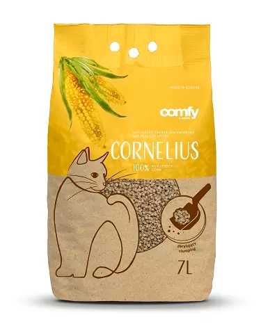 Żwirek kukurydziany Comfy Cornelius  7L Pawik.pl