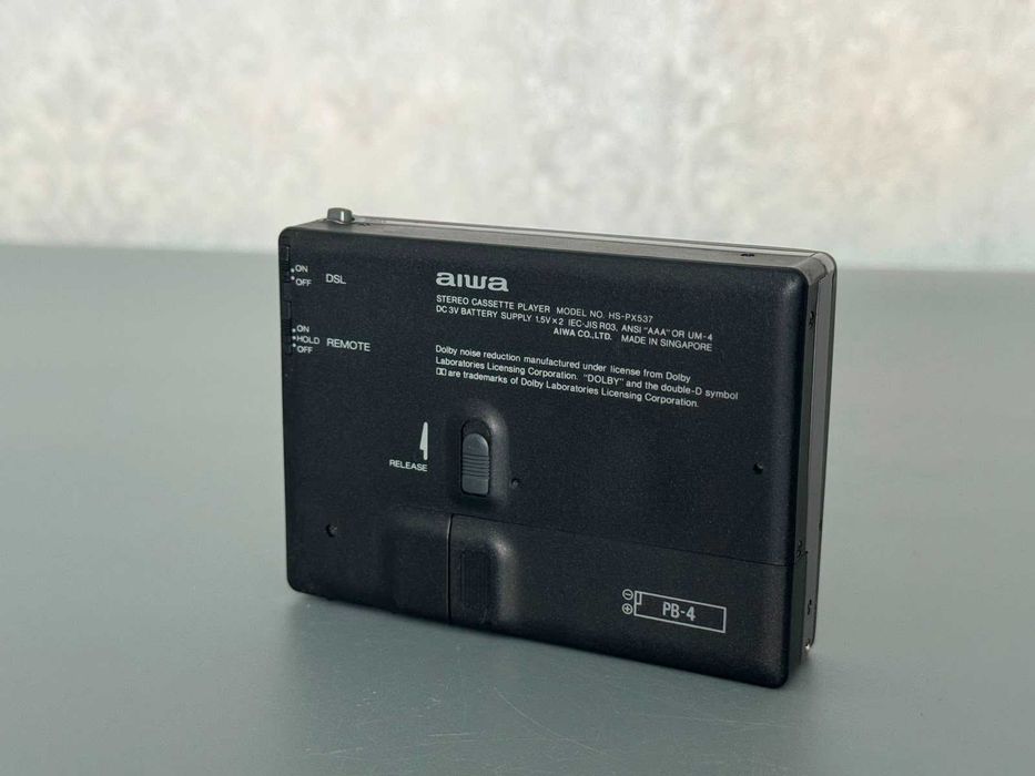 Odtwarzacz kasetowy Walkman Metal Aiwa HS-PX537 Dynamic Super Linear + Etui