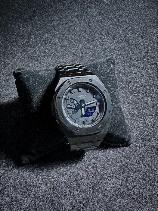 Casio G-Shock Mod Royal Oak Black Stainless Steel