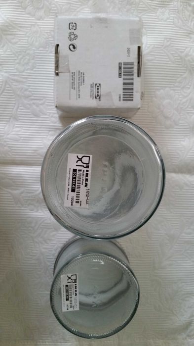 Скляні банки для зберігання продуктів DROPPAR  IKEA