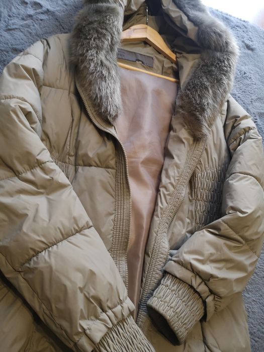 Taliowany płaszcz przejściowy parka