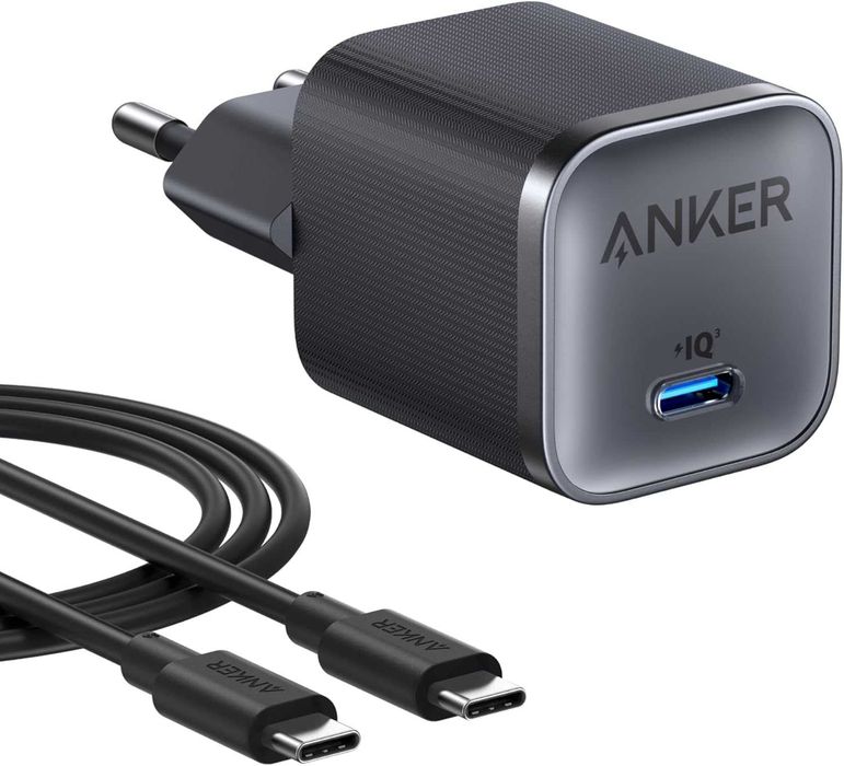 Ładowarka sieciowa Anker USB-C 45W Quick Charge 3.0 czarna