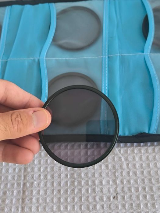 Kit de Filtros Fotográficos e Estojo de Organização (Diâmetro 72mm)