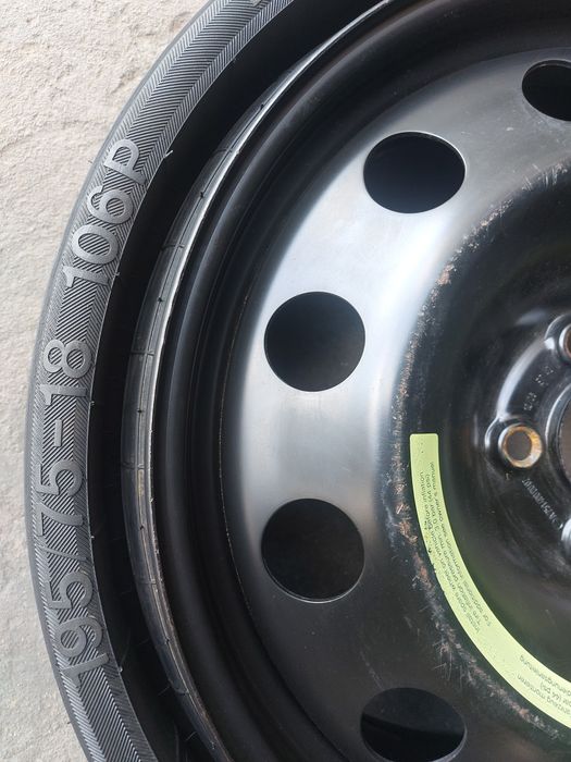 KOŁO dojazdowe składane zapasowe 18 cali 5x112x18 Mercedes

FELGA 6,5B