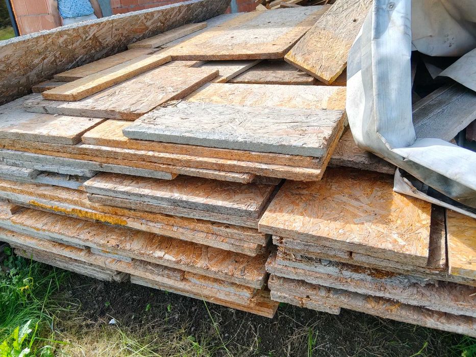 Płyty OSB po budowie 4m³