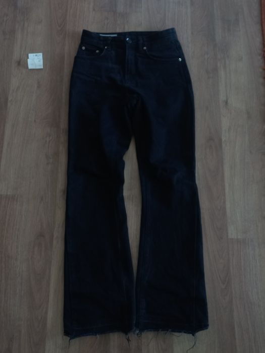 zara flared jeans bootcut drip opium archive