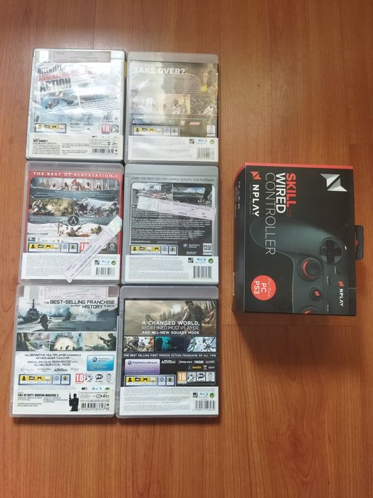 Jogos ps3 normais e move