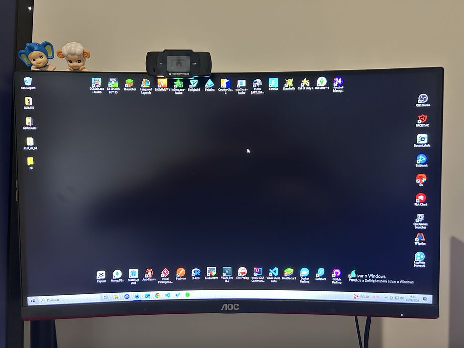 Asus VA27EHF Monitor && AOC 24G2WG3 Monitor64550345385217123