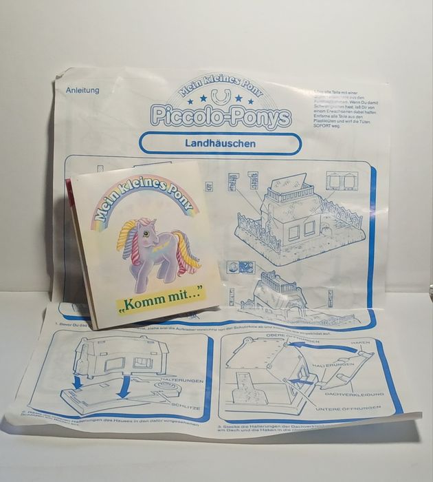 Zestaw miniaturowy domek My Little Pony 1990 rok