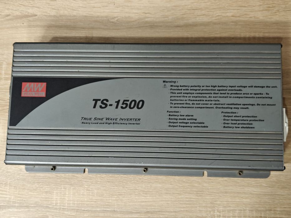 TN-1500-212B Mean Well Инвертер с функцией UPS 1500 Вт, 230 В (DC/AC П