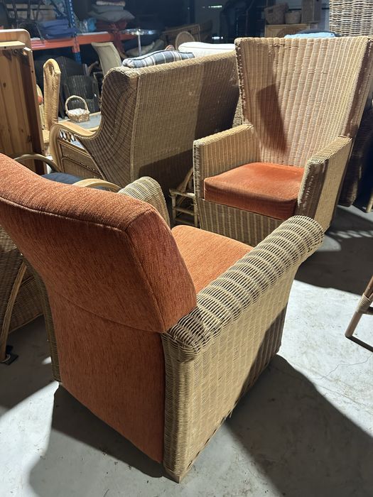 Fotele ratanowe stylowe promocja