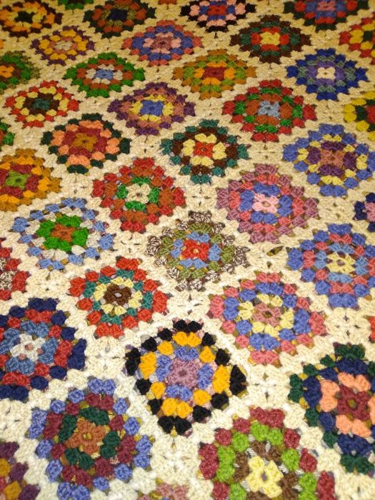 Яркий вязаный плед покрывало новый