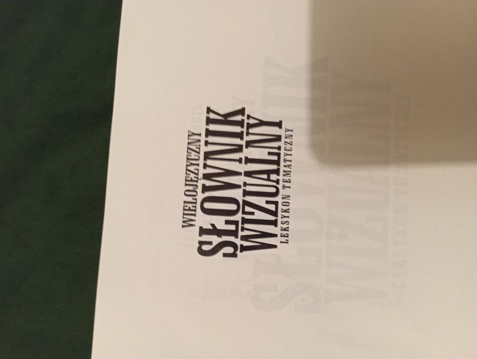 Słownik wizualny książka w