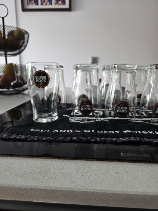 Copos de cerveja oficiais Super Bock Stout