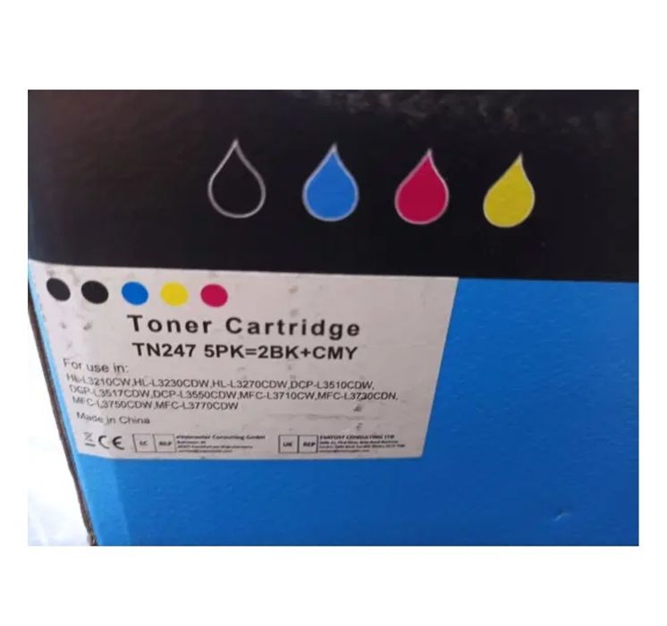 LeciRoba TN247 Toner do Brother TN247 5 SZT wielokolorowy.