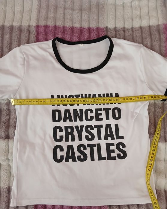приталенная футболка crystal castles