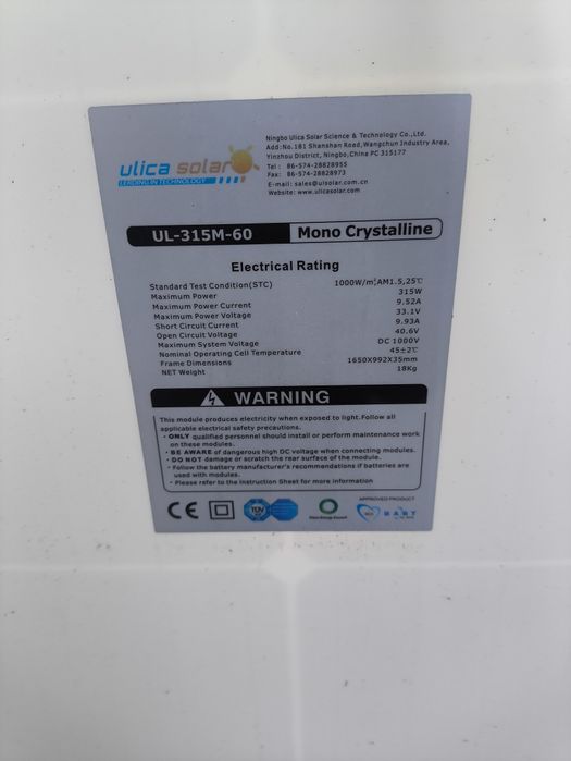 Сонячні панелі б/у