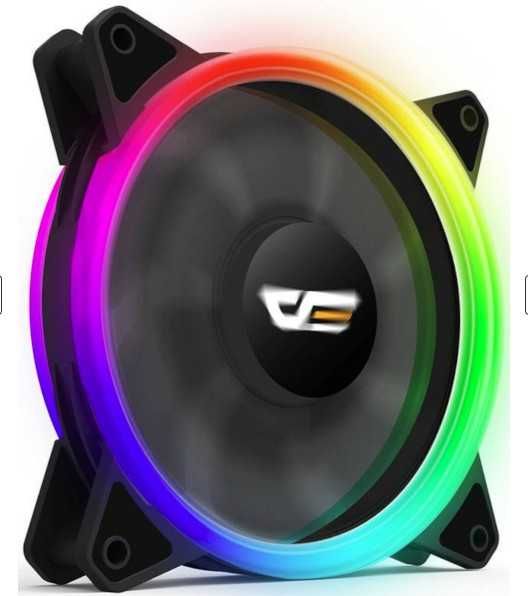 wentylatory do komputera ARGB 6x120 zestaw z kontrolerem