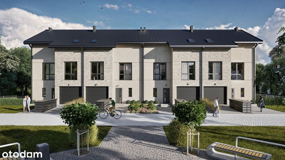 Segment z garażem | 5 Pokoi | 2 Łazienki | Poddasze 64m2 | Woda i Kana