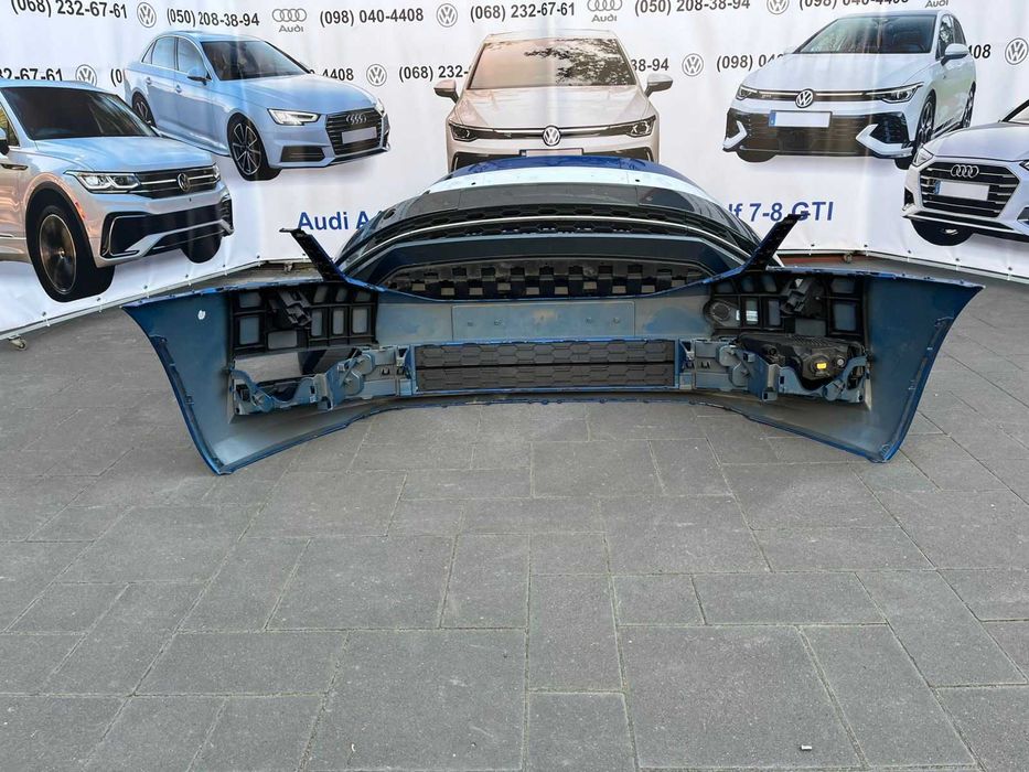 Skoda octavia A7 рестайлинг бампер передний 5e0807221n шрот октавія