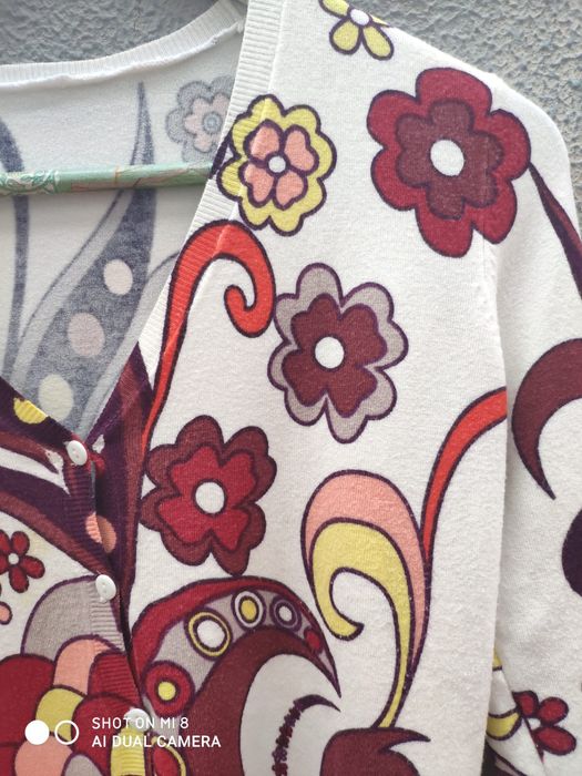 Casaco malha de seda estilista Augustus