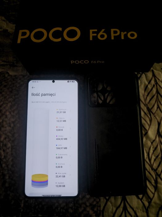 Poco f6 pro 12/512gb Jak nowy!