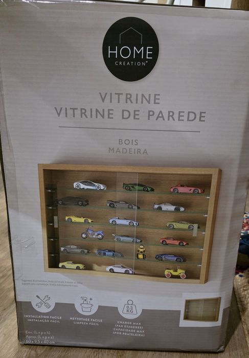 Vitrine/expositor de parede (novo)