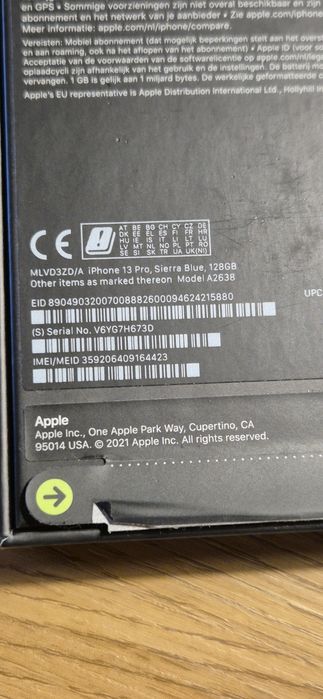 Iphone 13 Pro Sierra blue