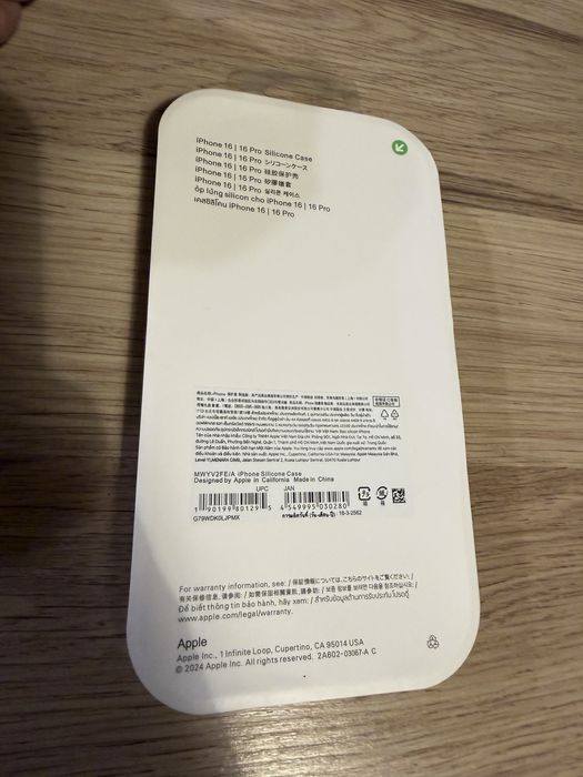 Iphone 16 pro etui silicone case