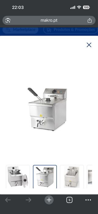 Fritadeira Elétrica METRO Professional 8L — Como Nova