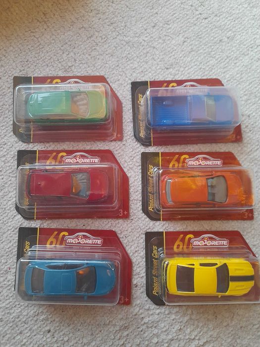 Majorette Street Cars Komplet 18szt. 60 lecie