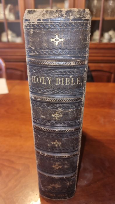 Bíblia Antiga Holy Bible Family Edition 1860 Johnson, Fry & Co.
