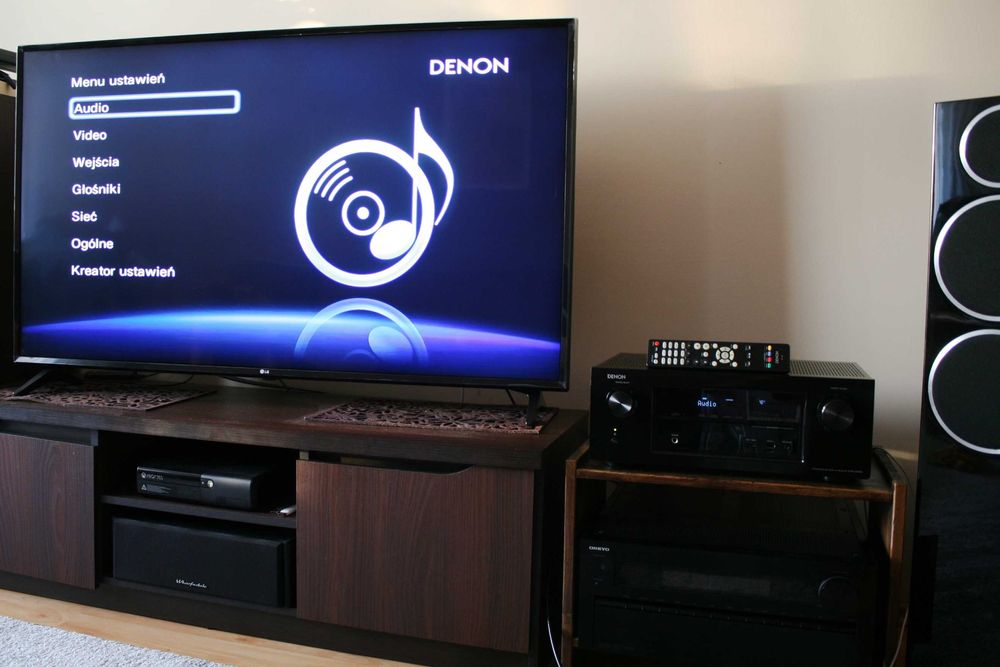 Mocny Amplituner Denon X 2000 wzmacniacz 150 wat USB radio internetowe