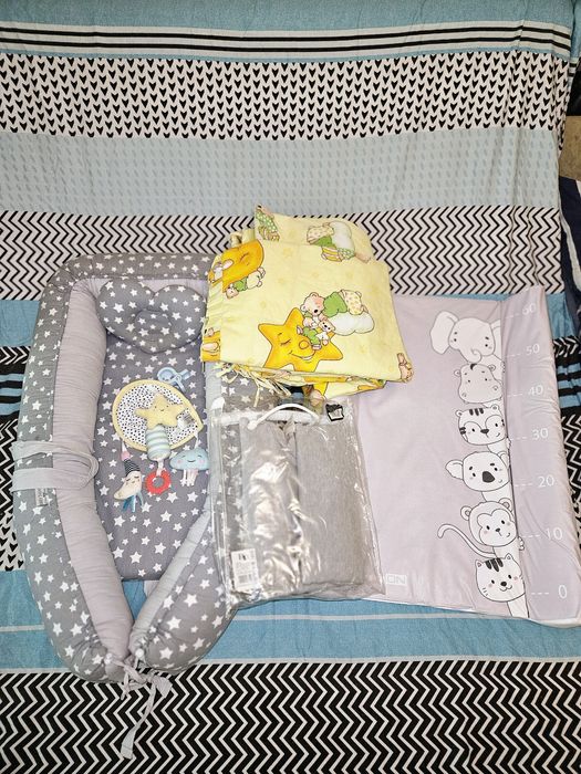 Кокон, місце, кроватка переноска, пеленатор, слінг, бортики, мобіль