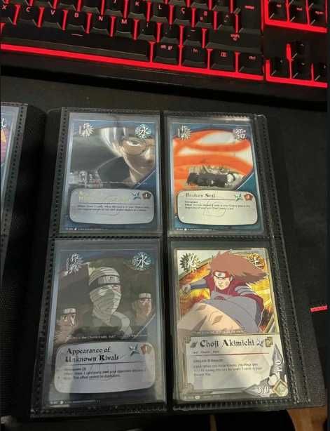 Lote Cartas Naruto ccg